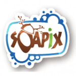 Logo lessive écologique ultra rinçable saine Soapix